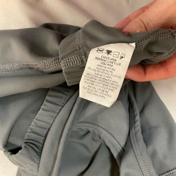 Beyond Yoga x Barre 3 Long Line Racerback Sports Bra Grey Camo Sz S and M - Picture 6 of 9